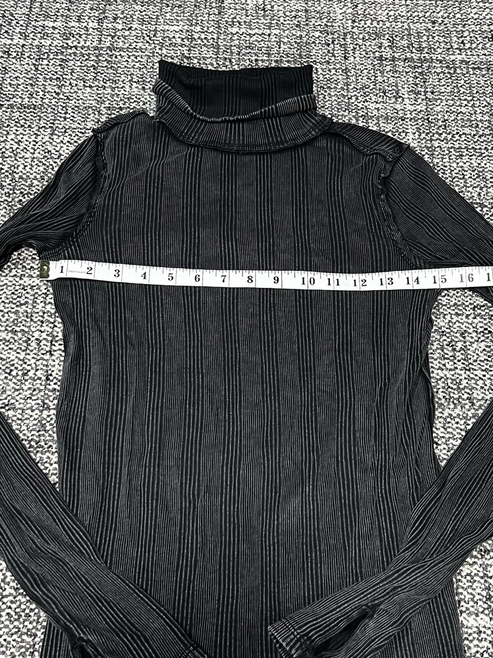 Free People Black Ribbed Turtleneck Bodycon Dress - Picture 4 of 7
